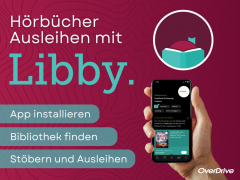 Hörbücher online hören über den Service von Libby (OverDrive) und der Stadtbibliothek Itzeohe