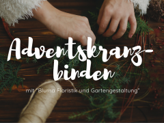 Die Stadtbibliothek Itzehoe und Bluma Floristik laden zum Last-Minute Adventskranzbinden ein